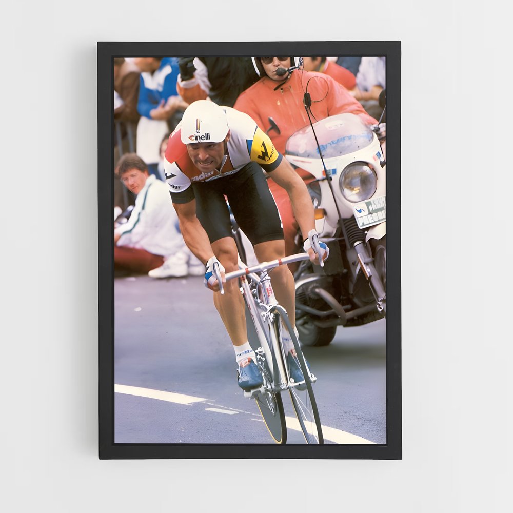 Poster La Piste de Bernard – affiche Cyclisme (vue 2)